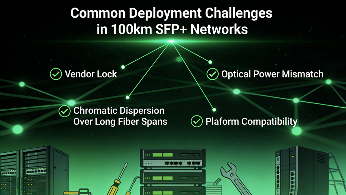 Common Deployment Challenges in 100km SFP+ Networks