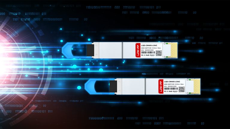 LINK-PP LQD-CW400-LR4C 400G QSFP-DD LR4 Transceiver: Up to 10km Optical Solution
