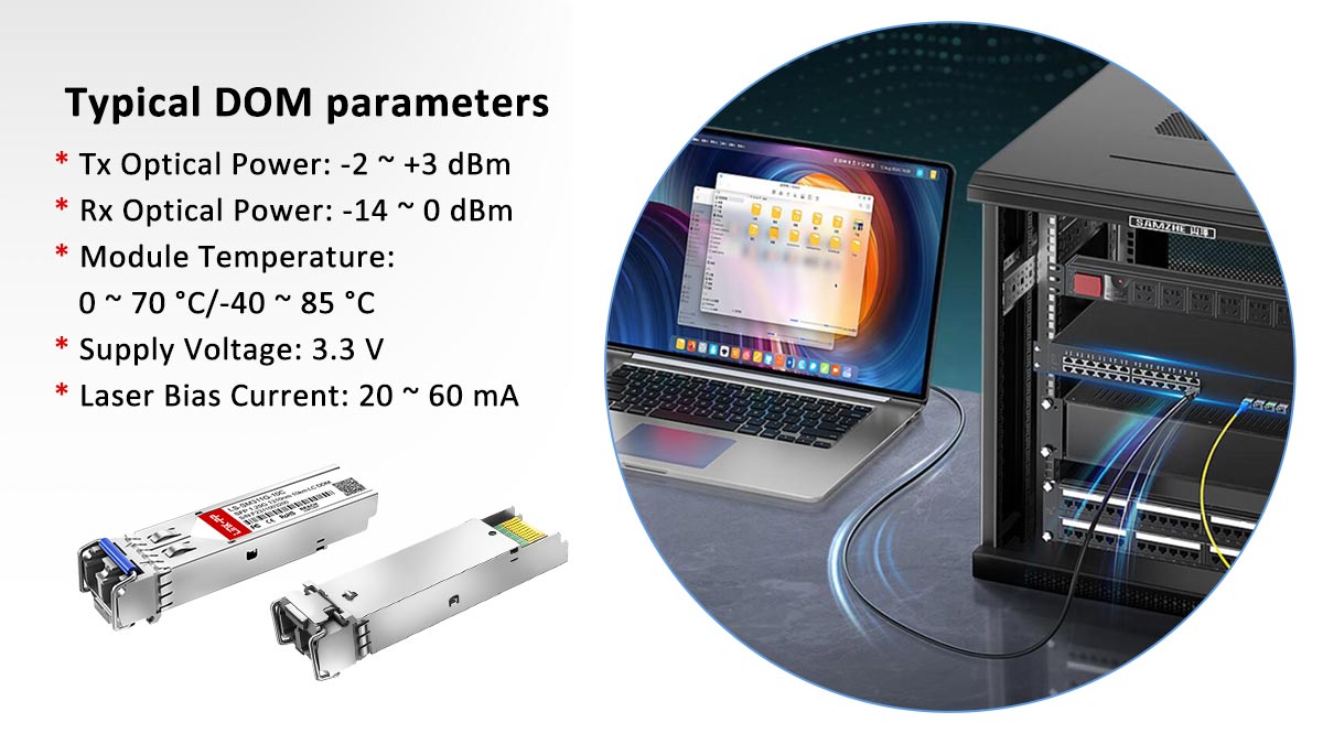 Typical DOM Parameters: