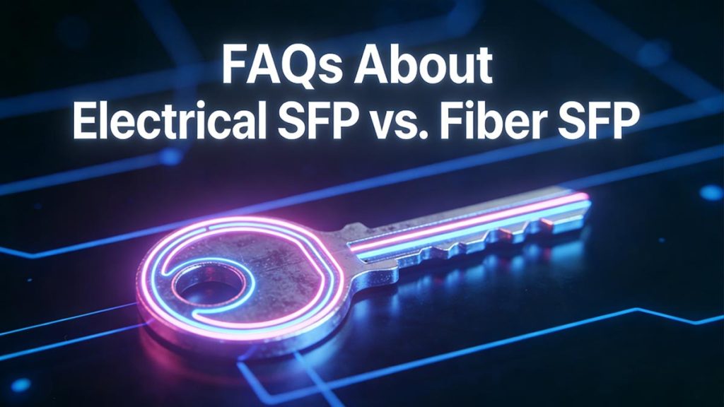FAQs About Electrical SFP vs. Fiber SFP