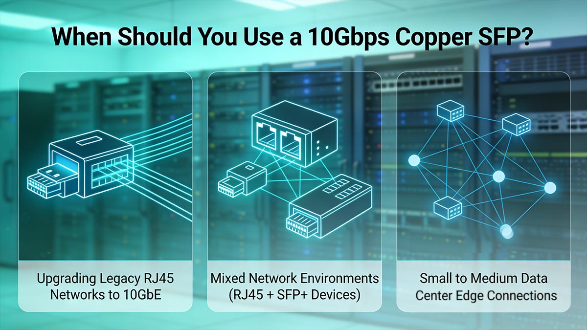 When Should You Use a 10Gbps Copper SFP? 