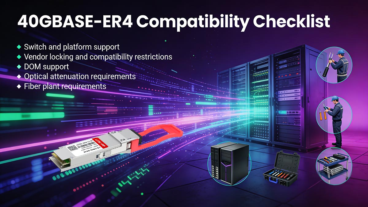 40GBASE-ER4 Compatibility Checklist