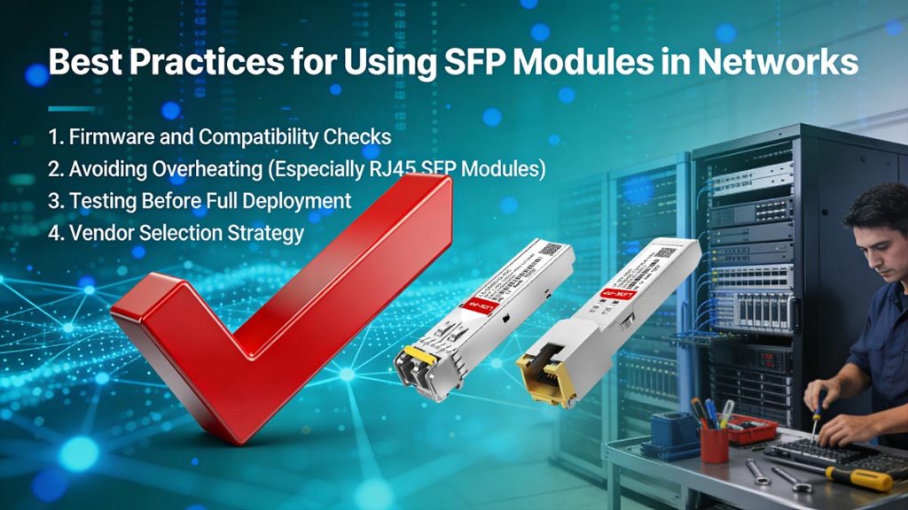 Best Practices for Using SFP Modules in Networks