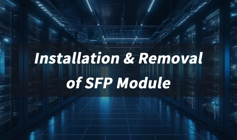 How to Install and Remove Optical Modules Safely