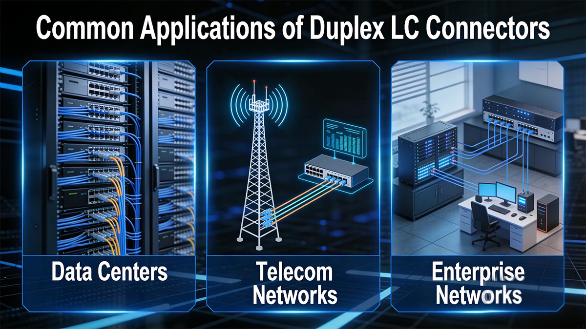 Common Applications of Duplex LC Connectors